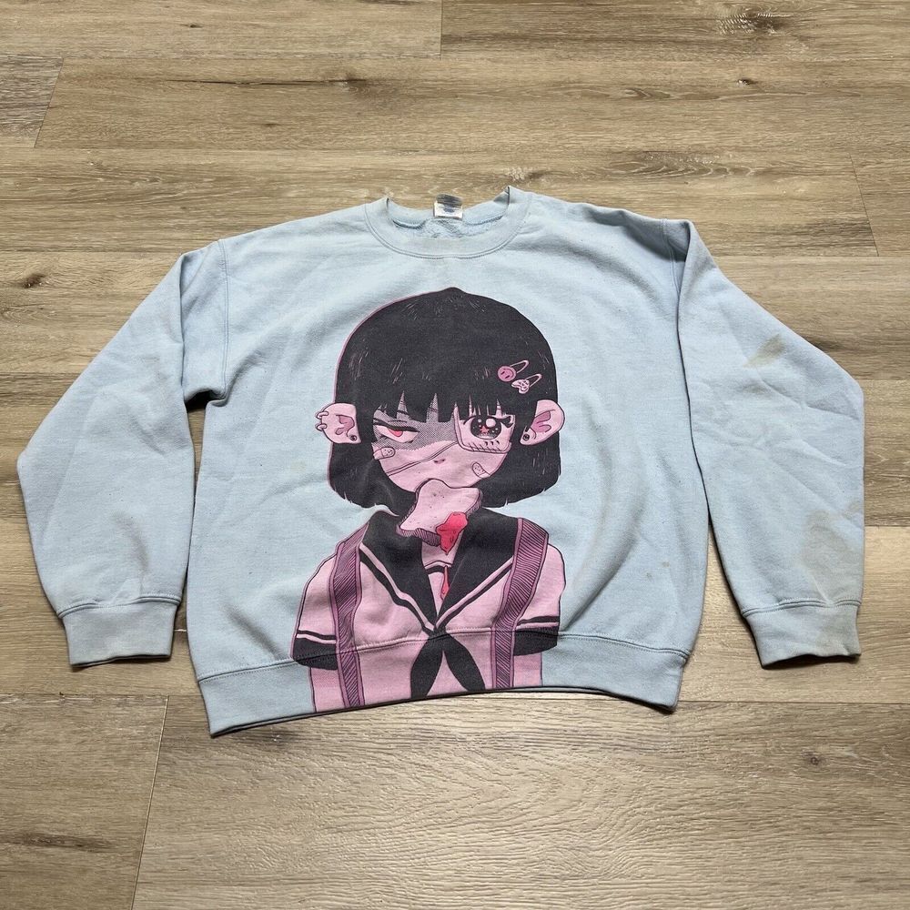 OMOCAT ToastGirl Sweater Adult Size MEDIUM PLEASE READ DESCRIPTION